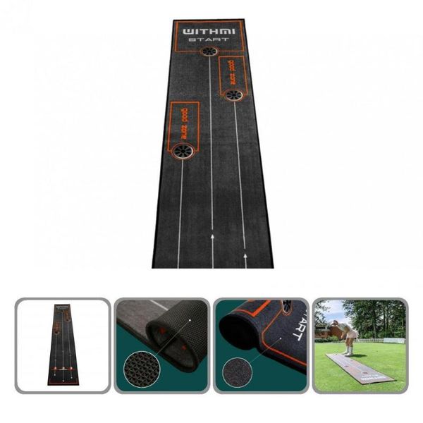 

golf training aids nylon detailed indoor practice supplies green simulated putting mat soft sporting goods