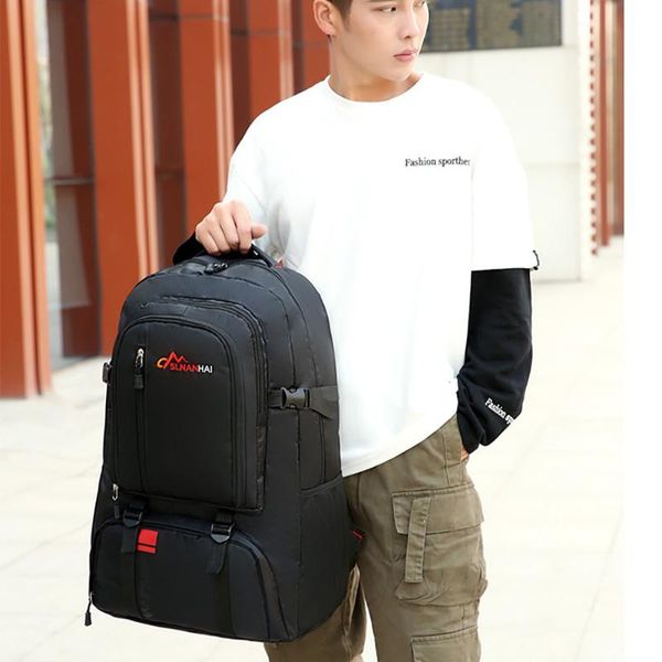 

men's travel bag fashion large-capacity backpack male high-quality workmanship outdoor hiking waterproof nylon material