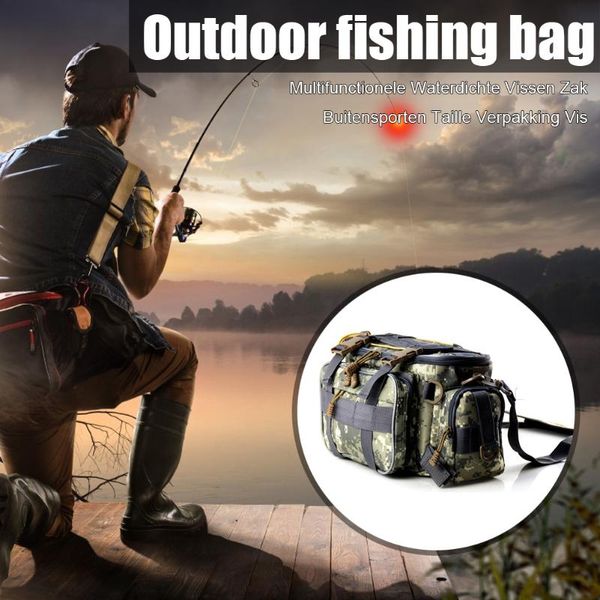 

fishing accessories lure storage crossbody handbag waterproof bag outdoor waist pack tackle