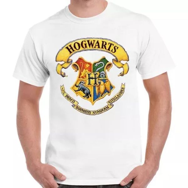 

harry potter hogwarts logo hipster cool gift retro t shirt 2327, White;black