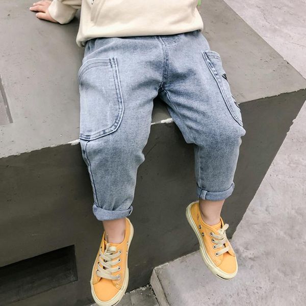 

baby girl jeans letter spring autumn kids girls casual style clothes, Blue