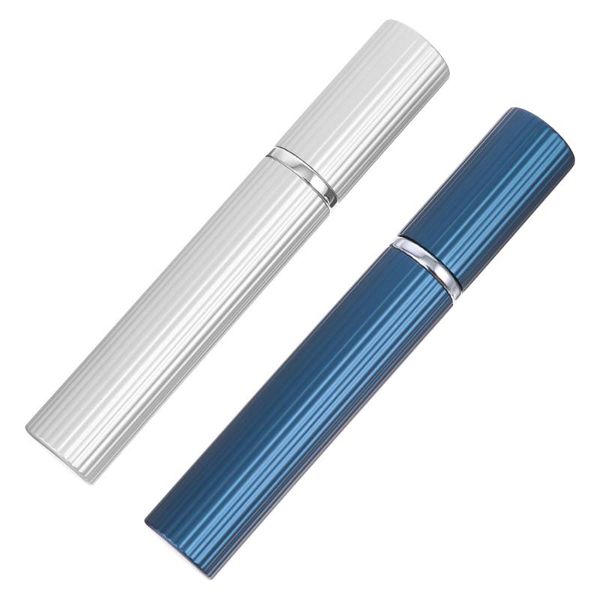 

storage bottles & jars 2pcs 8ml glass perfume spray mini travel atomizer