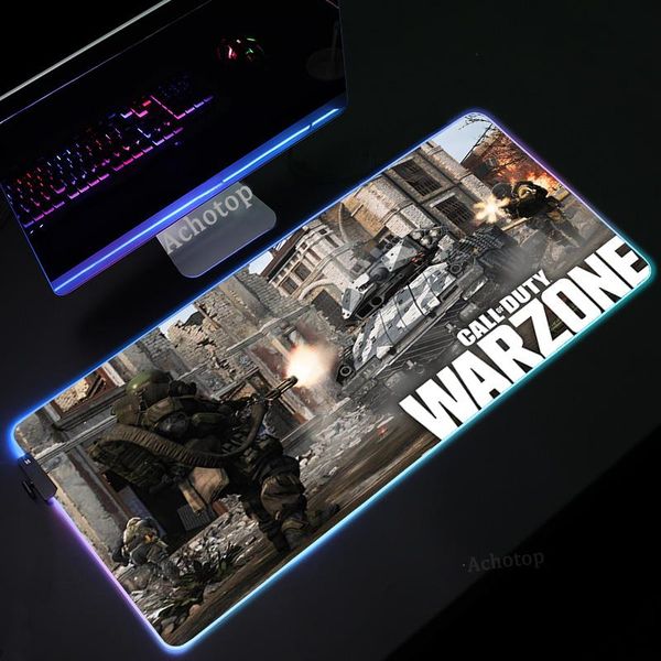 

mouse pads & wrist rests warzone pad rgb game accessories gamer table lapled keyboard blanket large rubber desk mats xll