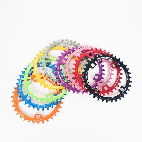 

bike heels & chainwheels fouriers mtb chainring 104 bcd mountain bicycle chainwheel am fr dh aluminum crankset parts 30-34t use 9 /10 s