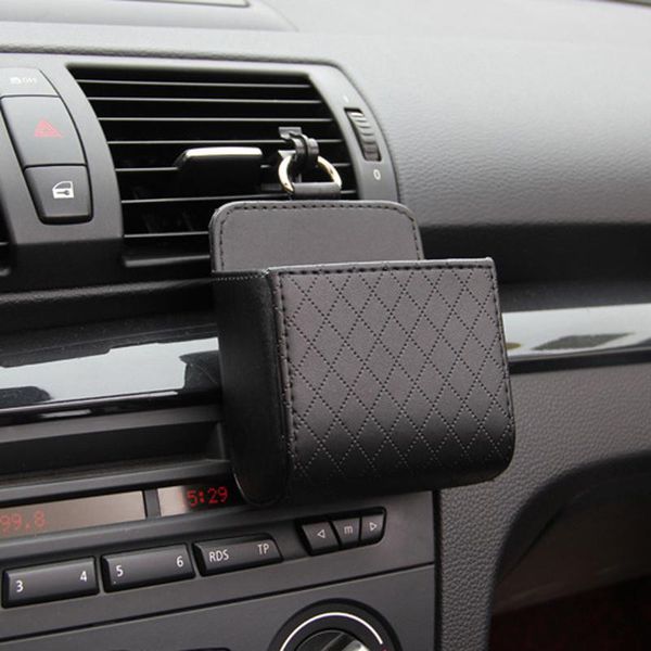 

car organizer vent mobile phone holder storage bag pu leather for regal lacrosse excelle gt/xt/gl8/encore/enclaves/envision/park ave
