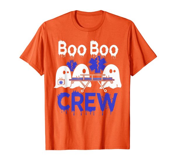 

boo boo crew emts and paramedics tshirt, White;black