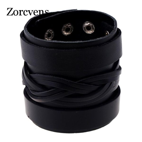 

charm bracelets modyle fashion punk vintage jewelry tide women genuine leather geometric female bracelet, Golden;silver