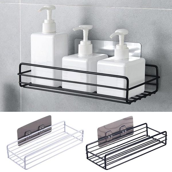

bathroom storage & organization iron kitchen shower shelf suction basket caddy rack mensola del bagno bedroom htq99