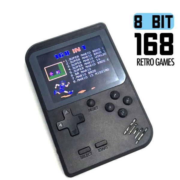 

portable game players mini pocket handheld player built-in 168 gift for child nostalgic