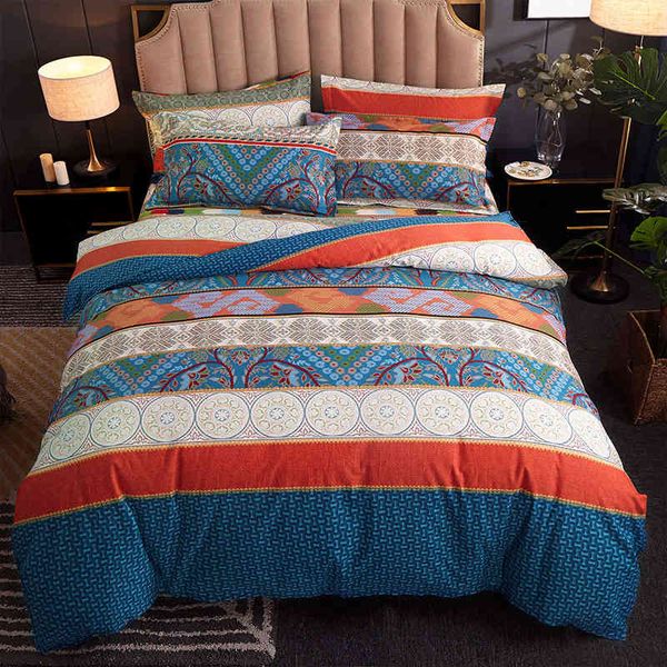

spring and summer thickened 4-piece set of all cotton matte bedding sheet gift