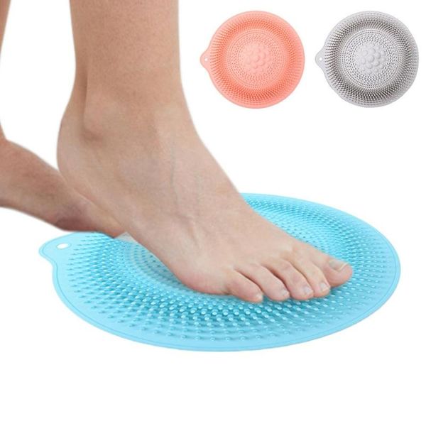 

bath mats foot scrubber cleaner massager, shower massager acupressure massage mat for care, circulation & reduces pain