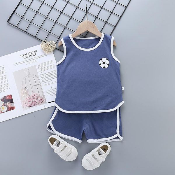

clothing sets zwf958 summer cute cartoon 2pcs kids baby boys girls vest shorts pants set clothes children, White