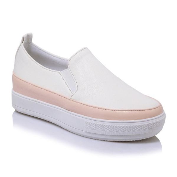 

joker white shoe age season leisure female with large size single shoes 1228 yards 30 to 44 students dress, Black