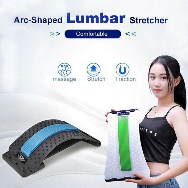 

fitness balls 1pc back stretch equipment massager massageador magic stretcher lumbar support relaxation spine pain relief drop
