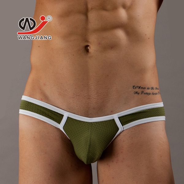 

men's underwear wj net will be men's mesh briefs 1001sj, Black;white