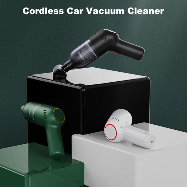 

handheld cordless car vacuum 120w portable dust buster with rechargeable 1800mah battery for pet hair, home, and cleaning cleaner