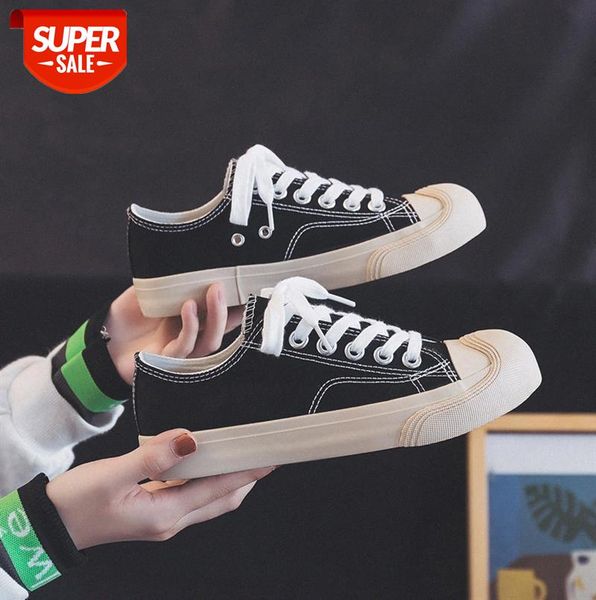 

korean canvas shoes female students ins flat running breathable casual f769 #mk6e