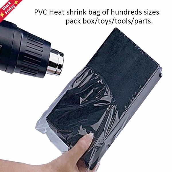 

100pcs/lot 47sizes pvc heat shrink wrap storage bag retail seal packing clear plastic polybag gift cosmetics packaging pouch