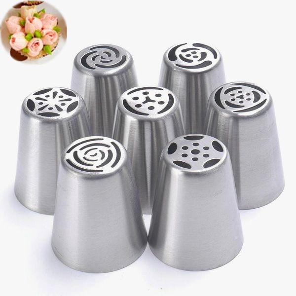 Backen Gebäck Werkzeuge 1PCS Edelstahl Russische Tulpe Icing Piping Kuchen Düsen Dekoration Tipps Dekorieren Backformen