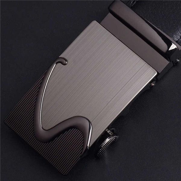 

belts fashion men's belt smooth buckle business casual, Black;brown
