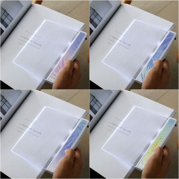 

book lights led flat night vision reading light eye protection portable lamp