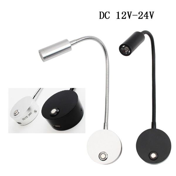 

wall lamps dwt dc12v-24v led rv boat sconce lamp dimmable spotlight for truck motorhome yachts cabin light fixture w/ usb charing port