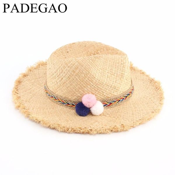 

pcs natural lafite vintage women girl straw hat fashion sun wide brim hats, Blue;gray