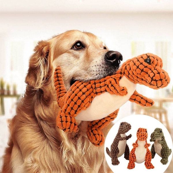 

dog cat pet chew toys plush dolls bite toys for dog cartoon animal dinosaur stuff toys for pet dog playing