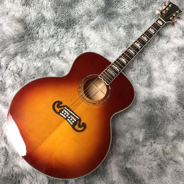 

43 inch jumbo mold solid wood planed folk acoustic guitar