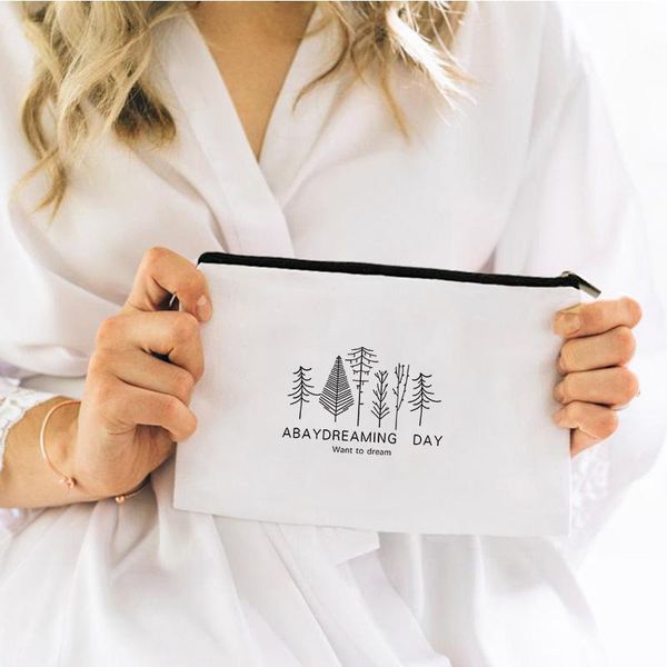 

cosmetic bags & cases mini bag women's handbag fashion printing for makeup pouch storage ipad travel woman personal organizer kawaii set