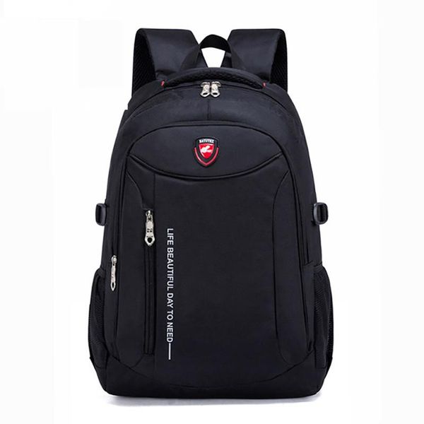 

backpack men's nylon computer solid color casual fashion style bag design large capacity multifunctional backpacks