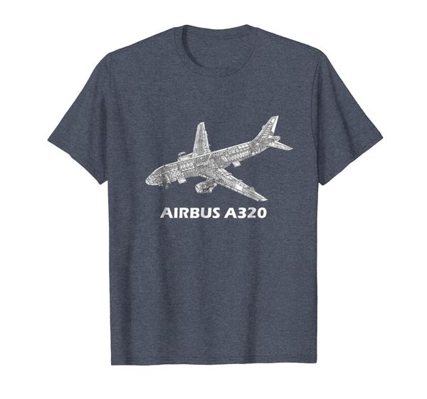 

Airbus A320 jet airplane cutaway aviation pilot T-Shirt gift, Mainly pictures