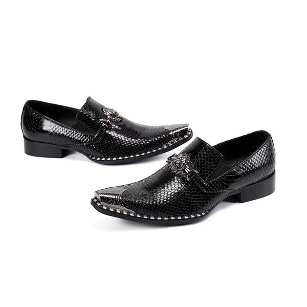 Luxus Mode Italienische Mode Handgemachte männer Krokodil Leder Schuhe Business Kleid Anzug Männer Schuh Zapatos Mujer Beste Geschenke Männer