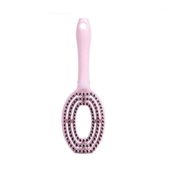 

hair scalp massage comb brush bristle nylon ladies wet curly tangled salon hairdressing tools1, Silver
