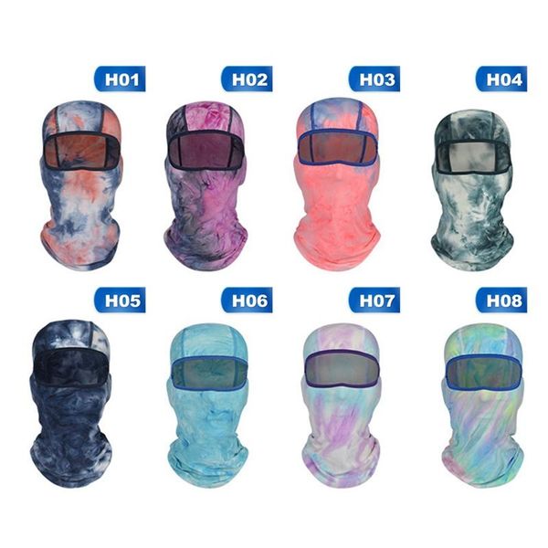 

balaclava windproof skullies beanie helmet liner cool winter hat warmer full face cap women men cycling skiing neck tube scarf caps & masks, Black