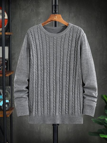 

men cable knit sweater t5zr#, White;black