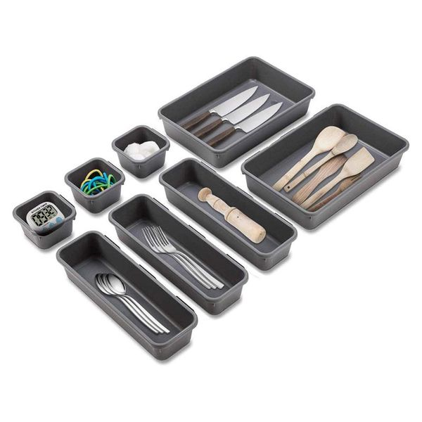 

drawer makeup organizers storage box interlocking narrow for bathroom,office organizer organizador de maquillaje boxes & bins