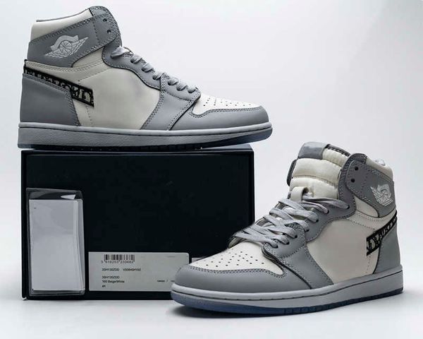 

2021 jumpman women's basketball shoes men's 1 s white/gray outdoor sportsettkmo0j