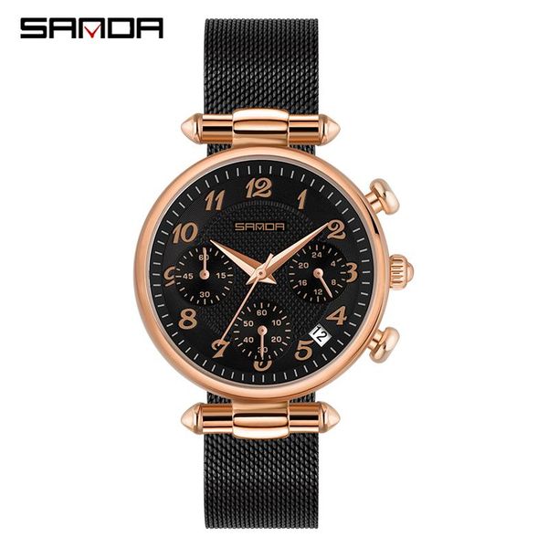 

wristwatches ladies wrist watch fashion women luminous luxury waterproof female for relogio feminino classic series, Slivery;brown