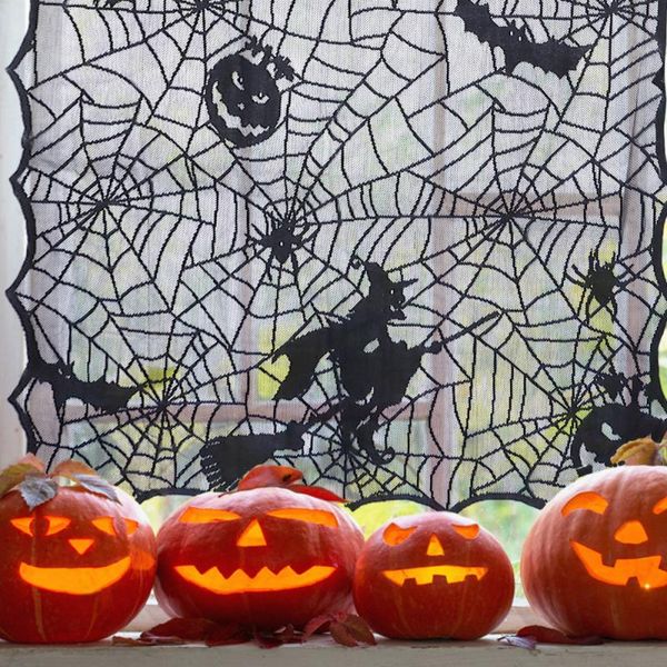 

curtain & drapes 1 pc door prime durable halloween window for home