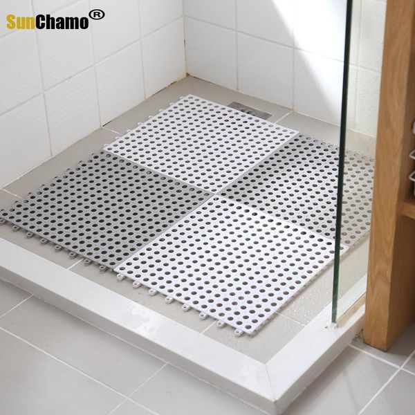 

anti slip pvc bath mats with sucker 30x30cm massage carpet floor rug for wc shower room kitchen drain feet pad table cup mat