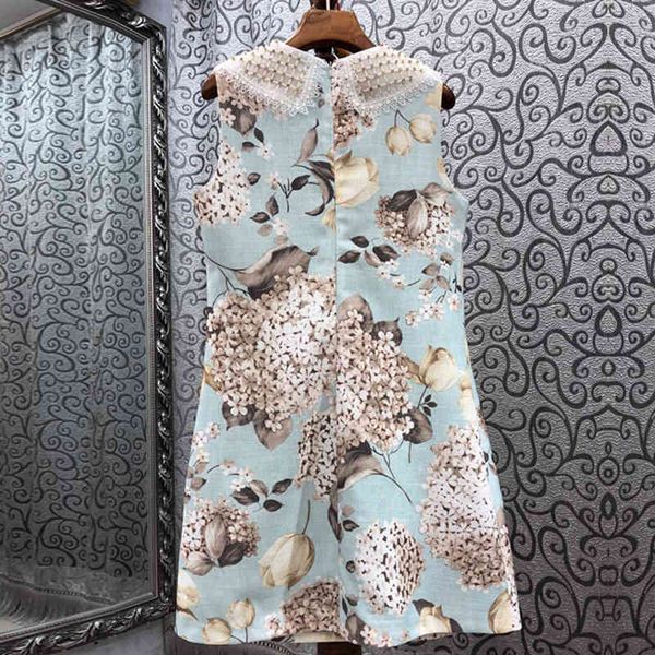 

dress seqinyy light blue vest summer spring fashion design feminine runway luxury crystal granola flower rentals printout, Black;gray