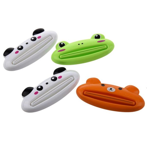 

bath accessory set 4pcs home bathroom toothpaste cream heart-shape cartoon squeezer