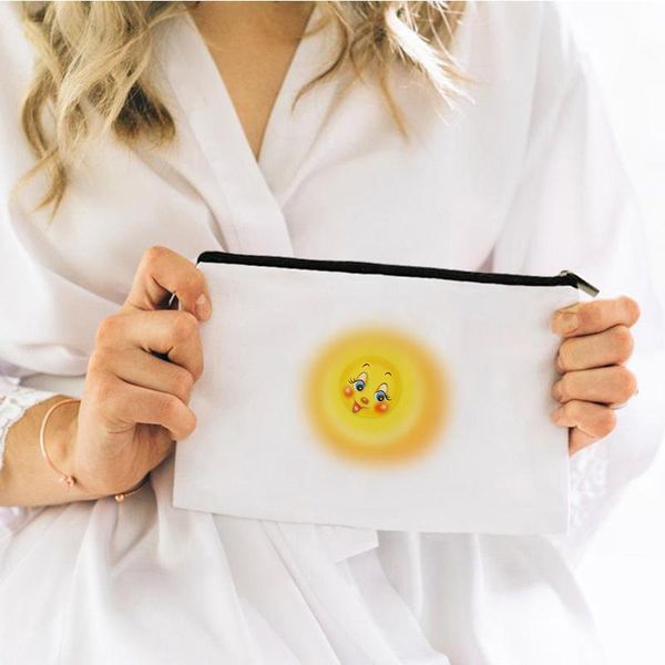 

cosmetic bags & cases fashion printing mini bag makeup pouch for travel set women's storage kawaii organizer woman ipad