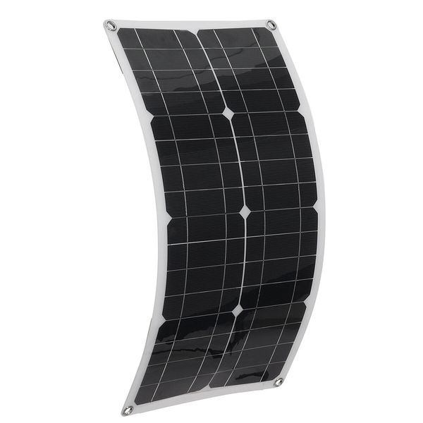 

18v 25w semi-flexible solar panel for outdoor power generation system parking shed electric car