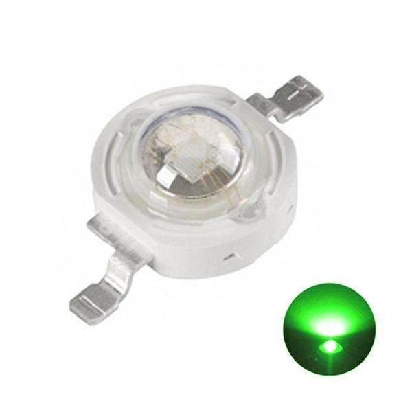

light beads 100-1000pcs 3w 3wagreen 520nm 700ma 3.2-3.6v led high power lamp