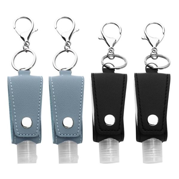 

cat costumes 4pcs hand sanitizer holder and pu leather cover set refillable travel containers