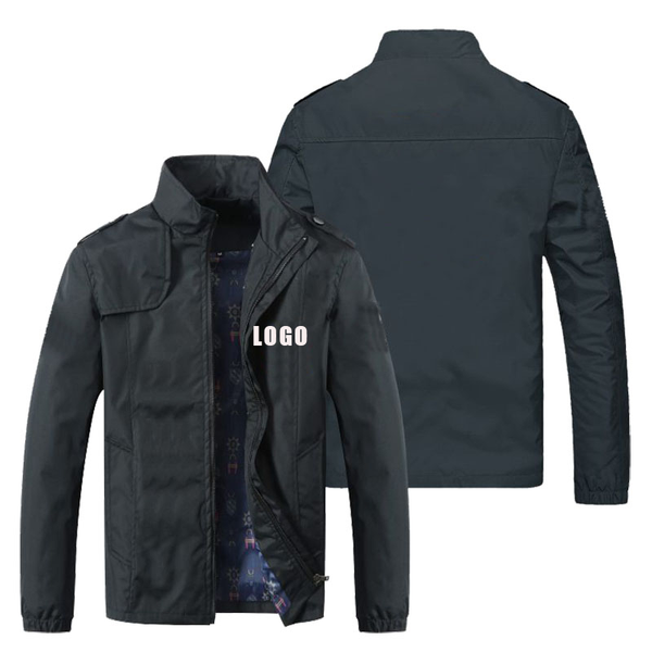 

men's jackets customized logo fashion casual jacket, logo, family po, personal factory, company, Black;brown
