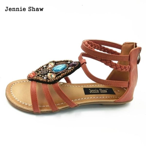 

35-39 planos las de verano sandalias gladiador mujeres flip flops sys-577, Black