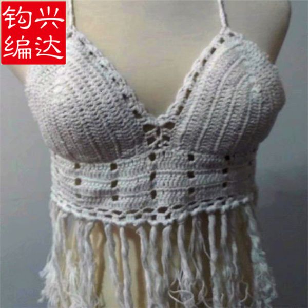 

hand woven women's swimsuit crochet bikini sexy, White;black